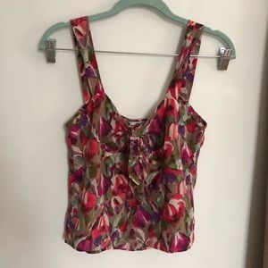 Silk Bar lll floral tank
